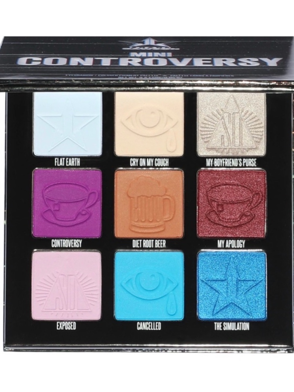 Jeffree Star & Shane Dawson Mini Controversy Eyeshadow Palette - Multicolor